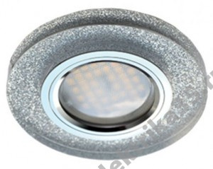 Св-к MR16 GU5.3 Круг Стекло Серебряный блеск/Хром Ecola FS1650EFF