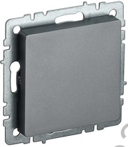 Заглушка c суппортом BRITE сталь. IEK BR-PL10-K46