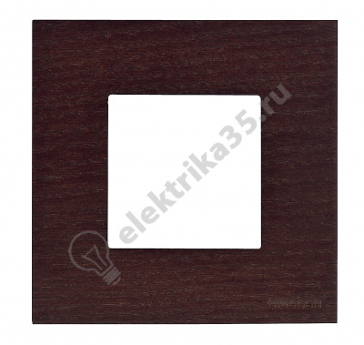 Рамка 1-м 2мод. Zenit натуральное венге ABB 2CLA227100N2101