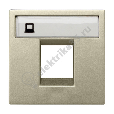 Накладка для 1-го суппорта  2мод. Zenit шампань ABB 2CLA221810N1901