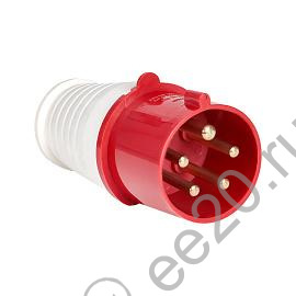 Вилка кабельная 32А 3Р+N+Е IP44 переносная 380В EKF (ps-025-32-380)