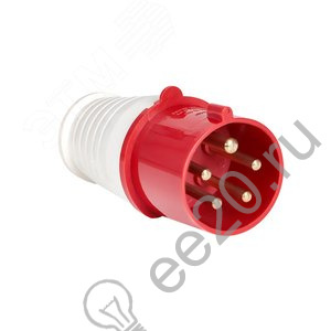 Вилка кабельная 16А 3Р+N+Е IP44 переносная 380В EKF (ps-015-16-380)
