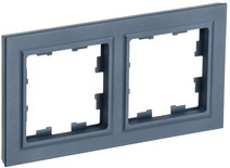Рамка 2-м BRITE маренго IEK BR-M22-K35
