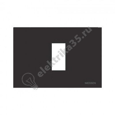 Рамка 1мод. Zenit итал. станд. антрацит ABB 2CLA247100N1801
