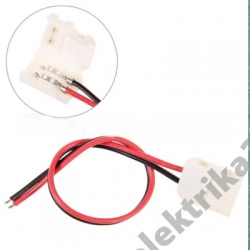 Соед. кабель с одним 2-х конт. заж-м разъемом 10mm 15 см. SMD5050 Ecola (SC21C1ESB)