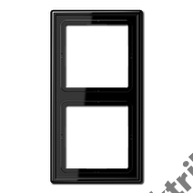 JUNG LS 990 Черная Рамка 2-ая LS982SW