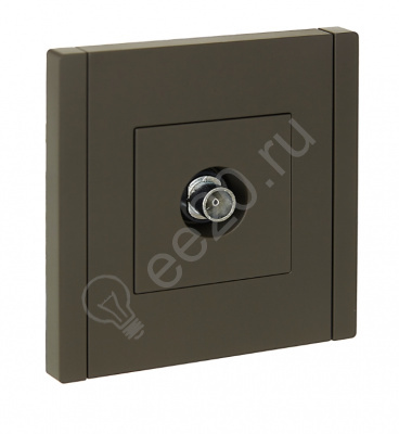 Розетка TV FORTE&PIANO серый IEK FP-A10-O-K03 