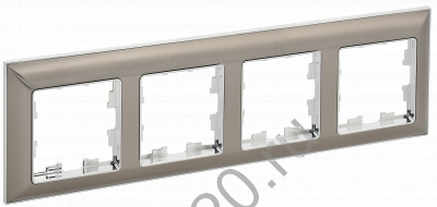 Рамка 4-м BRITE хром/никель IEK BR-M42-12-4-K23
