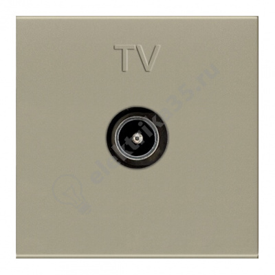 Механизм розетки TV 2мод. Zenit простой шампань ABB 2CLA225070N1901