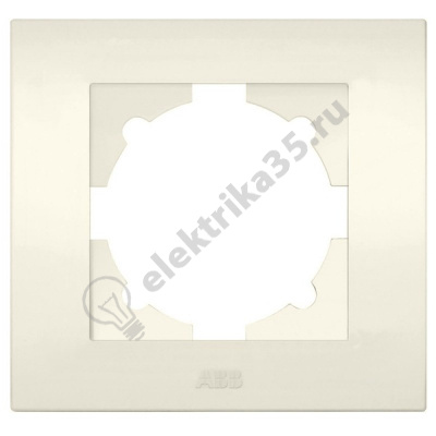 Рамка 1-м Cosmo крем. ABB 612-010300-271