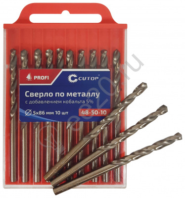 Сверло по металлу cutop profi с кобальтом 5%, 2 x 49 мм