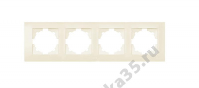 Рамка 4-м Cosmo крем. ABB 612-010300-228