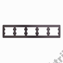 Рамка 5-м GLOSSA гориз., сирен. туман SchE GSL001405