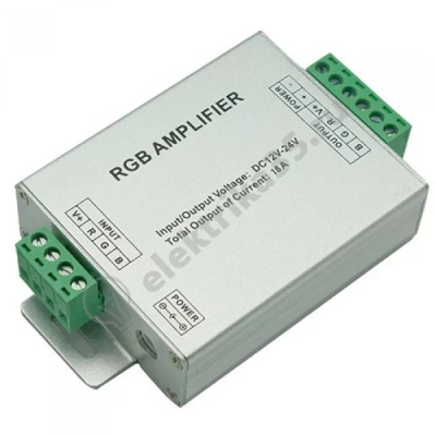 Усилитель RGB 12/24V 144/288Вт Ecola AMP12AESB