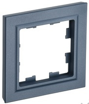 Рамка 1-м BRITE маренго IEK BR-M12-K35	