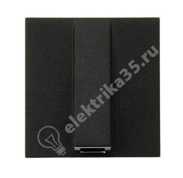 Вывод кабельный 2мод. Zenit антрацит ABB 2CLA220700N1801
