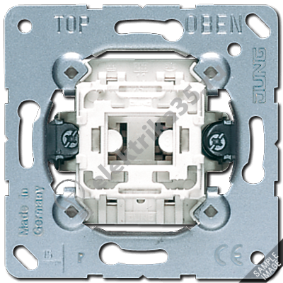 Механизм выключателя 1-клавишный 10A 250V JUNG 501U
