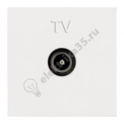Механизм розетки TV 2мод. Zenit простой бел. ABB 2CLA225070N1101