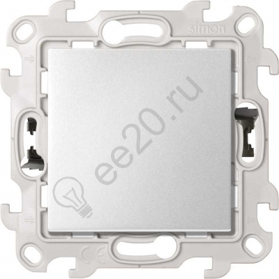 Механизм выключателя 1-кл. Push&Go Simon24 алюм. 2420101-033