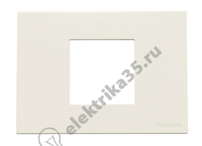 Рамка 2мод. Zenit итал. станд. бел. ABB 2CLA247200N1101