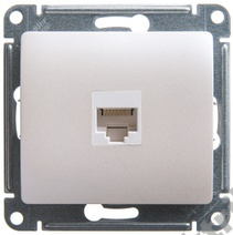 Мех-м розетки комп. GLOSSA RJ45 перлам. SchE GSL000681K