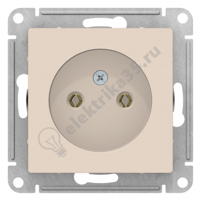 Мех-м розетки 1-м ATLAS без з/к., беж. SchE ATN000241
