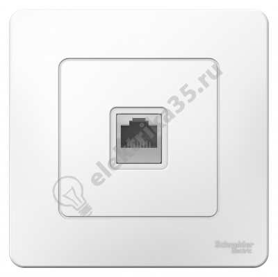 Розетка комп. СП BLANCA RJ45 бел. SchE BLNIS045001