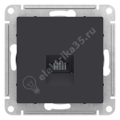 Мех-м розетки комп. ATLAS RJ45 карбон SchE ATN001083