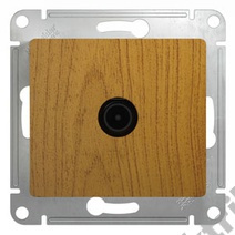 Мех-м розетки TV оконеч. GLOSSA дуб SchE GSL000591
