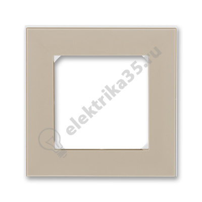Рамка Levit 1п кофе макиато/бел. ABB 2CHH015010A6018