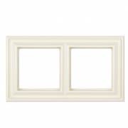 Рамка 2-м Eco Profi Deco слоновая кость EPD482