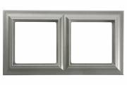 Рамка 2-м Eco Profi Standart алюминий EPS482AL