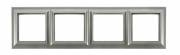 Рамка 4-м Eco Profi Standart алюминий EPS484AL