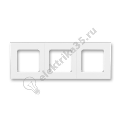 Рамка Levit 3п бел./ледяной ABB 2CHH015030A6001