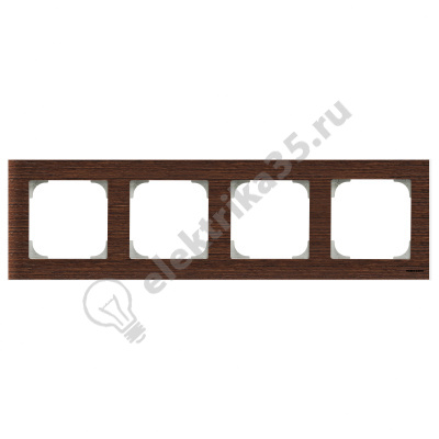 Рамка 4-м Sky дерево венге ABB 2CLA857400A2101