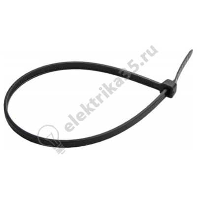 Стяжки нейл. КСС 4х300 (ч) (100шт.) (Fortisflex)