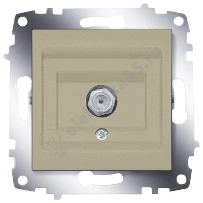 Механизм розетки TV оконечный Cosmo титаниум ABB 619-011400-273