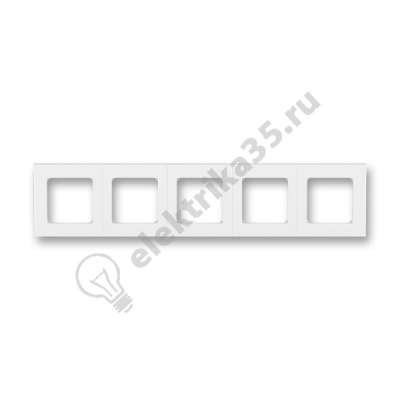 Рамка Levit 5п бел./ледяной ABB 2CHH015050A6001