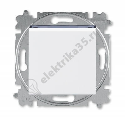 Переключатель 1-кл. Levit перекрестный бел./дым. черн. ABB 2CHH590745A6062