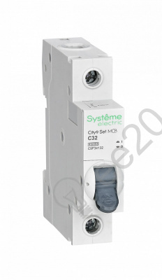 Выключатель автоматический 1п C 32А 4.5кА City9 Set SE C9F34132
