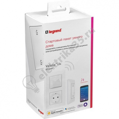 Стартовый Smart комплект умного дома. Цвет Белый. Valena Life NETATMO 752196