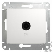 Мех-м розетки TV  GLOSSA  бел. SchE GSL000193