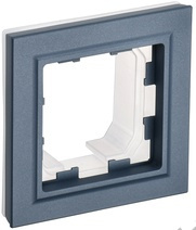 Рамка 1-м BRITE IP44 маренго IEK BR-M12-44-K35	