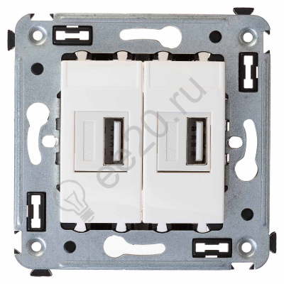 Устройство зарядное USB СП Avanti "Белое облако" DKC 4400543