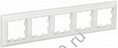 Рамка 5-м BRITE бел./бел. IEK BR-M52-12-K01
