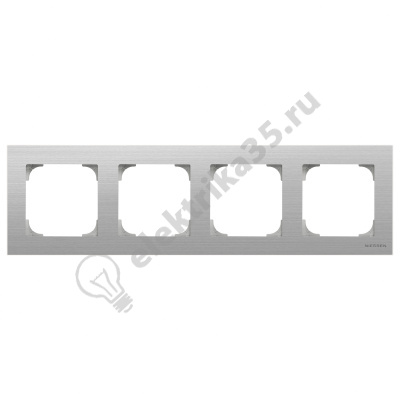 Рамка 4-м Sky нерж. сталь ABB 2CLA857400A1401