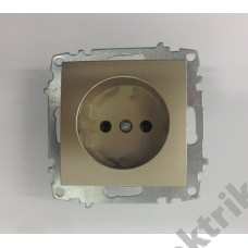 Механизм розетки без з/к, Cosmo титаниум ABB 619-011400-215