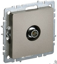 Мех-м розетки BRITE TV оконеч., шампань IEK BR-A10-O-K37 