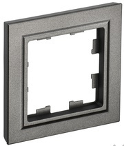 Рамка 1-м BRITE темн.бронза IEK	BR-M12-K45 