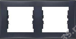 Рамка 2-м SEDNA гориз., графит SchE SDN5800370